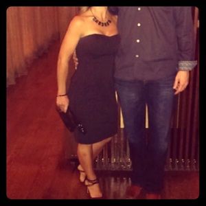 White House Black Market bandeau stretch dress